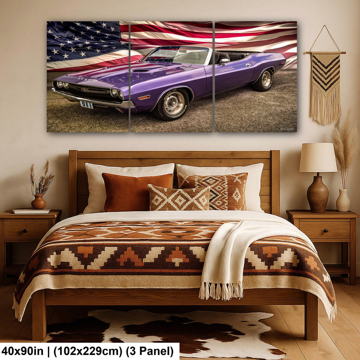 1970 Challenger, Plum Crazy R/T Convertible Print | Glossy Photo Paper, Canvas, Metal | 8x10–16x20