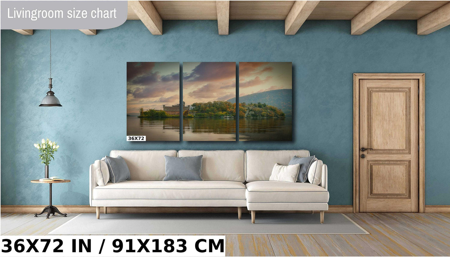 Bannerman's Castle Print – Hudson River Art | Vibrant Sunset Canvas & Metal Wall Decor