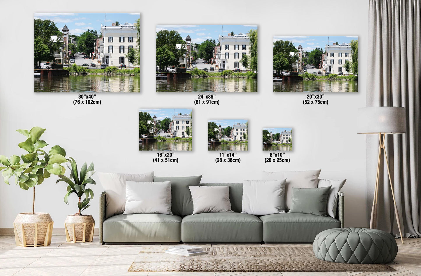Athens NY Waterfront Print – Hudson River Photography | Vibrant Canvas Art