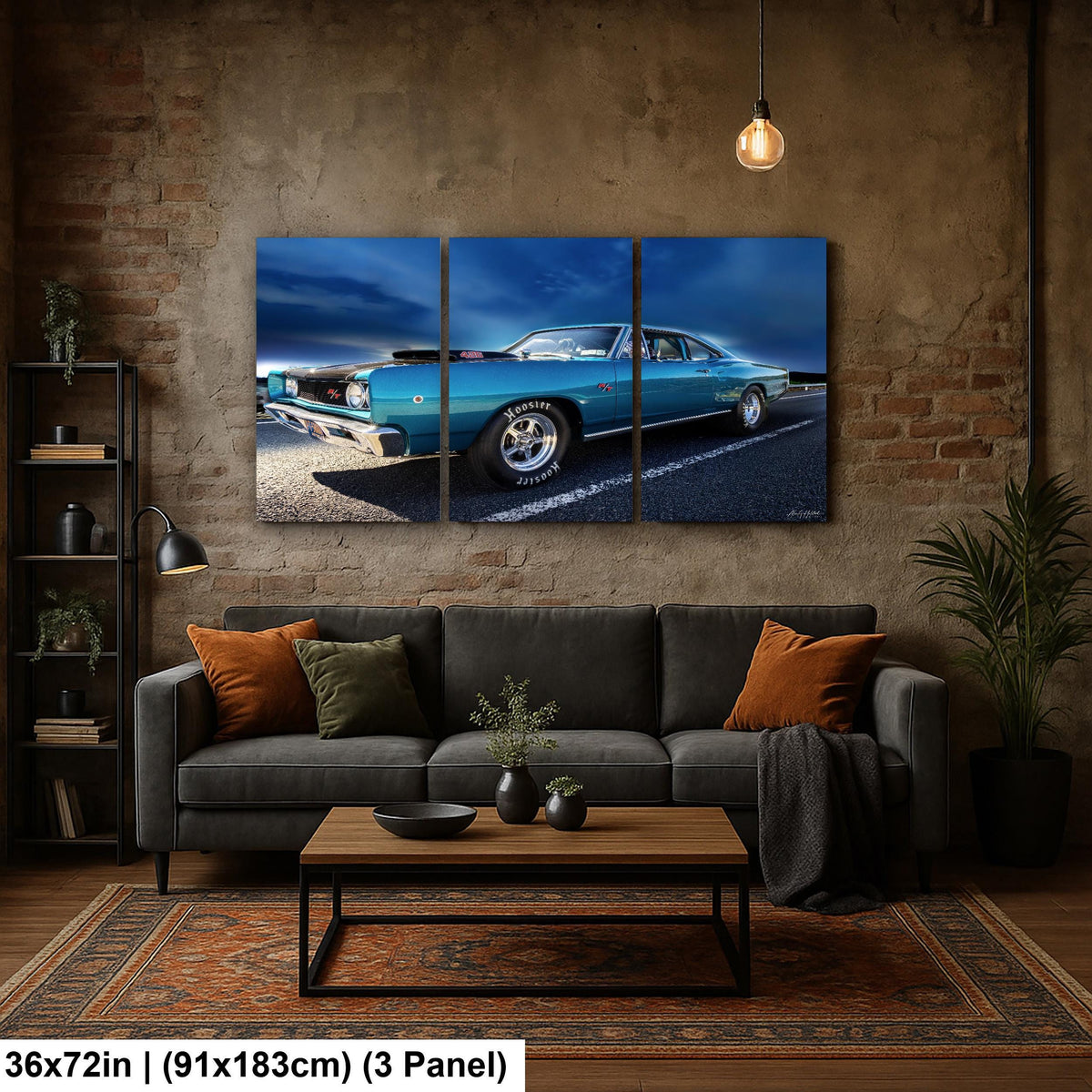 1968 Dodge Coronet, R/T 426 Hemi Muscle Car Photo, Mopar Wall Art | Canvas, Metal | 8x10–16x20