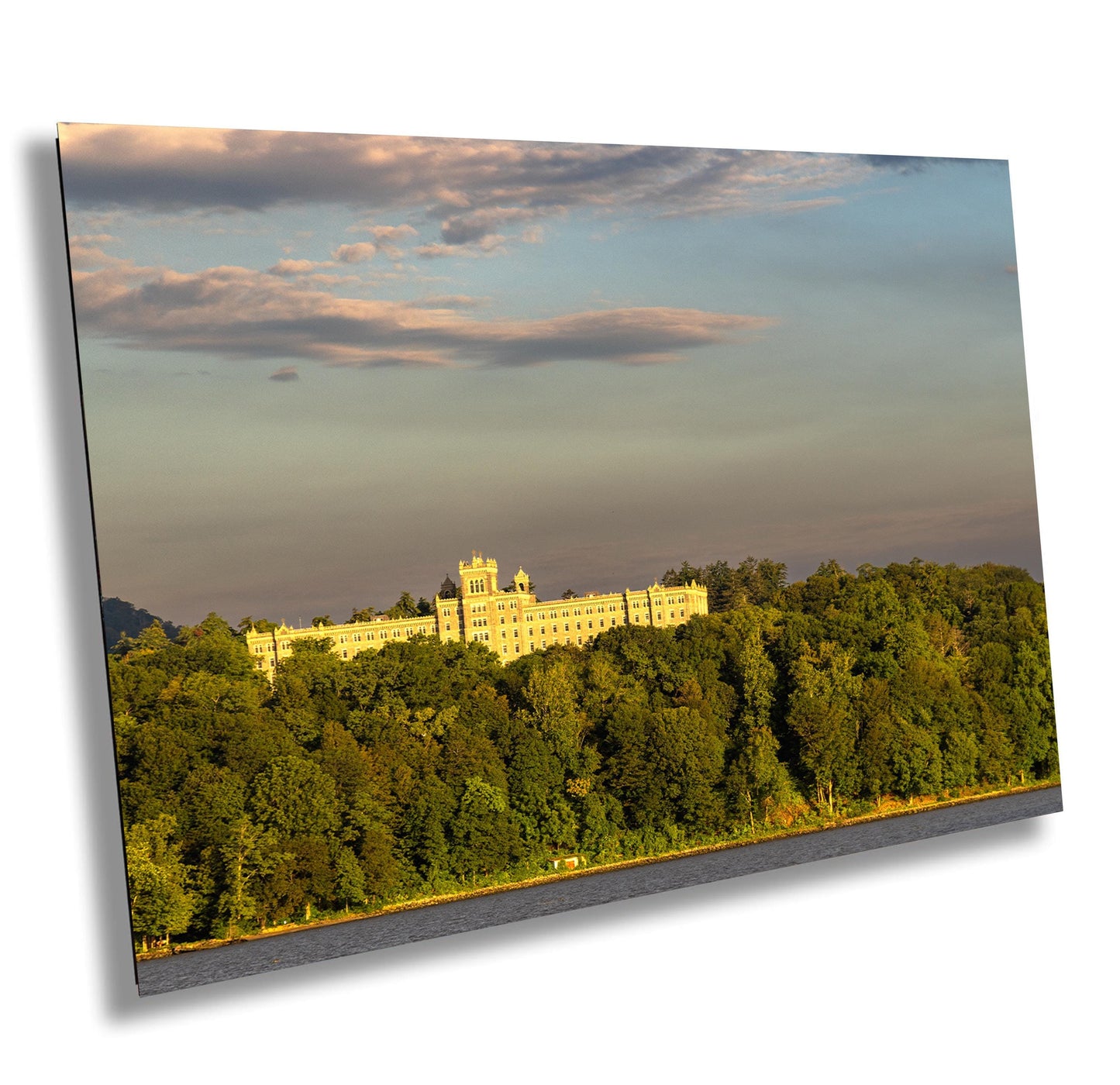 Hudson Valley Sunrise Print – Mt St Alphonsus Artwork | Peaceful Castle Wall Art