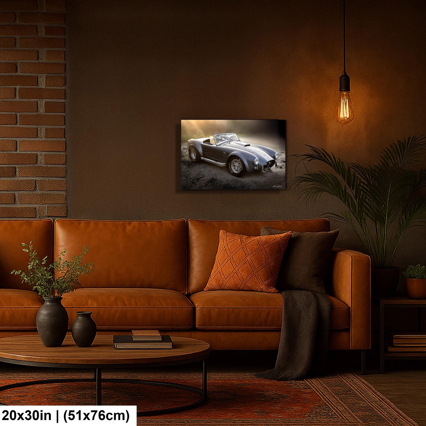 427 AC Cobra, Classic Muscle Car Print | V8 Racing Photography | Canvas, Metal, Photo Paper (8x10–16x20)