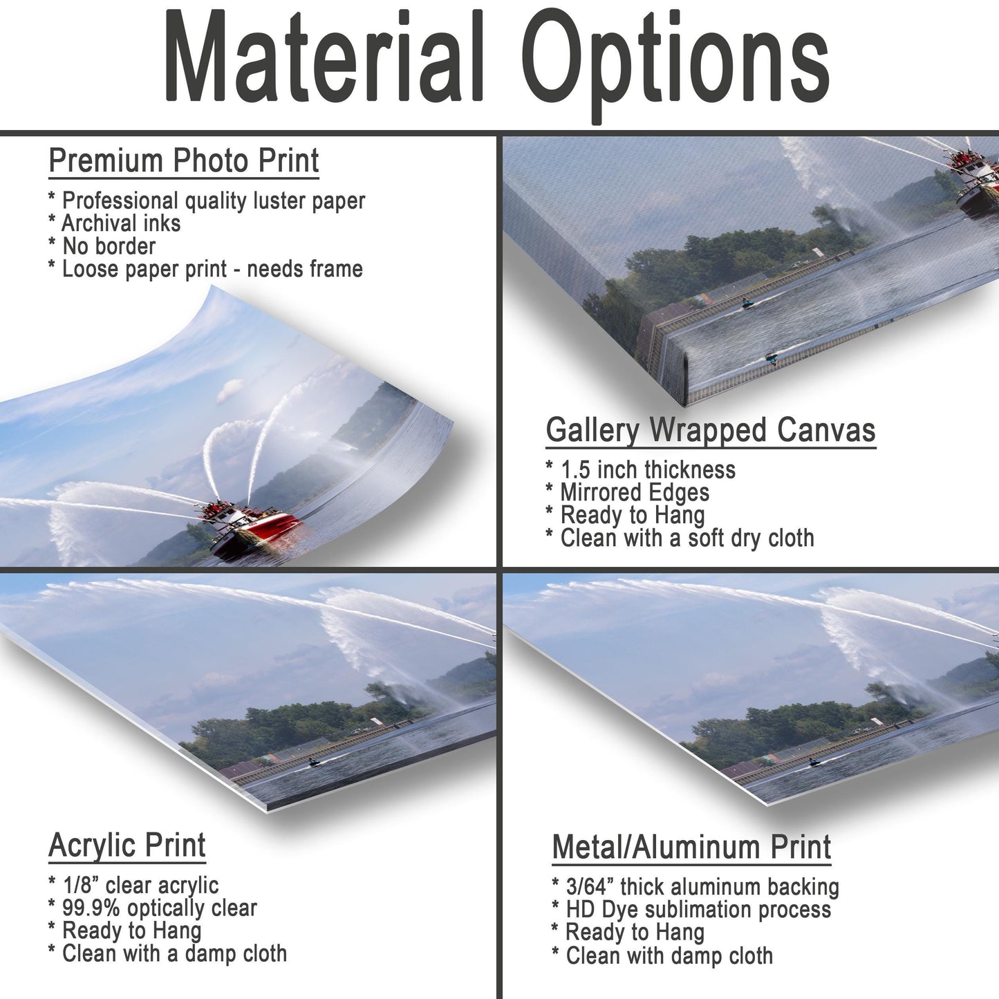 John J Harvey Fireboat Print - Kingston Waterfront Art | Canvas Or Metal Wall Decor