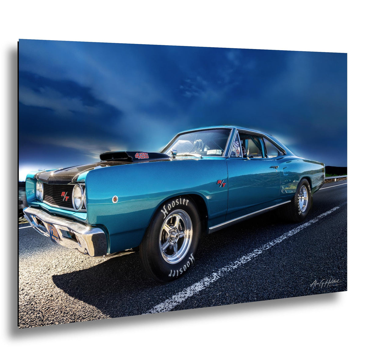 1968 Dodge Coronet, R/T 426 Hemi Muscle Car Photo, Mopar Wall Art | Canvas, Metal | 8x10–16x20