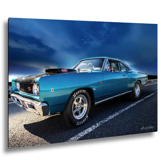 1968 Dodge Coronet, R/T 426 Hemi Muscle Car Photo, Mopar Wall Art | Canvas, Metal | 8x10–16x20