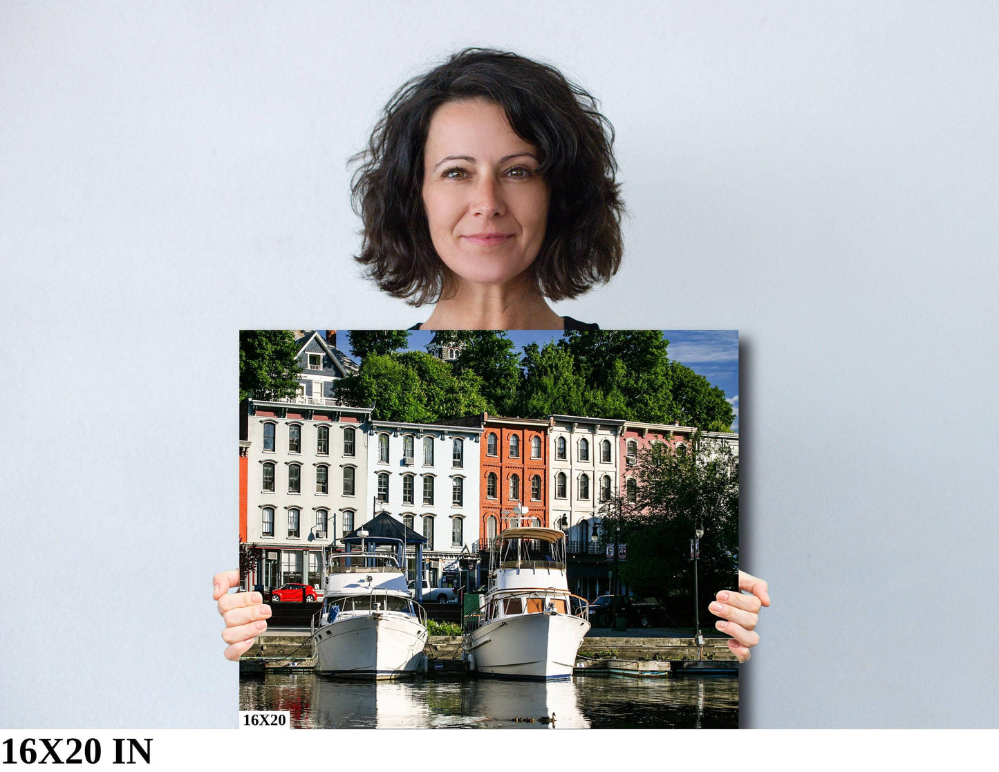 Kingston NY Waterfront Art - Hudson River Wall Art | Ready To Hang Canvas