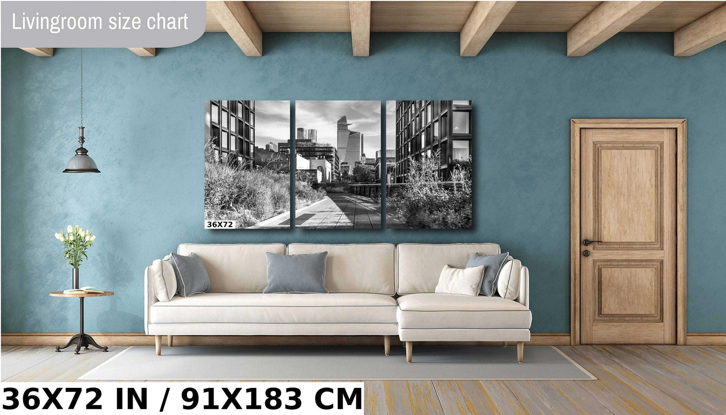 NYC High Line Print - The Edge Canvas | Modern Cityscape Art Wall Decor