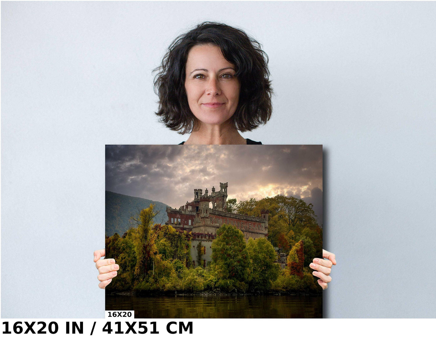 Bannermans Island Canvas Print – Hudson River Art | Vibrant Fall Colors Wall Art