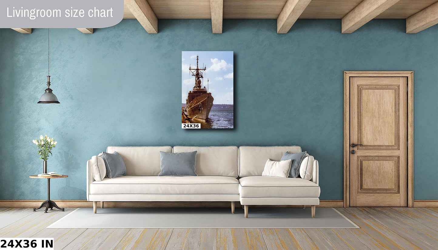 U.S.S. Antrim Navy Print – San Diego Ship Photo | Perry Class Frigate Wall Art