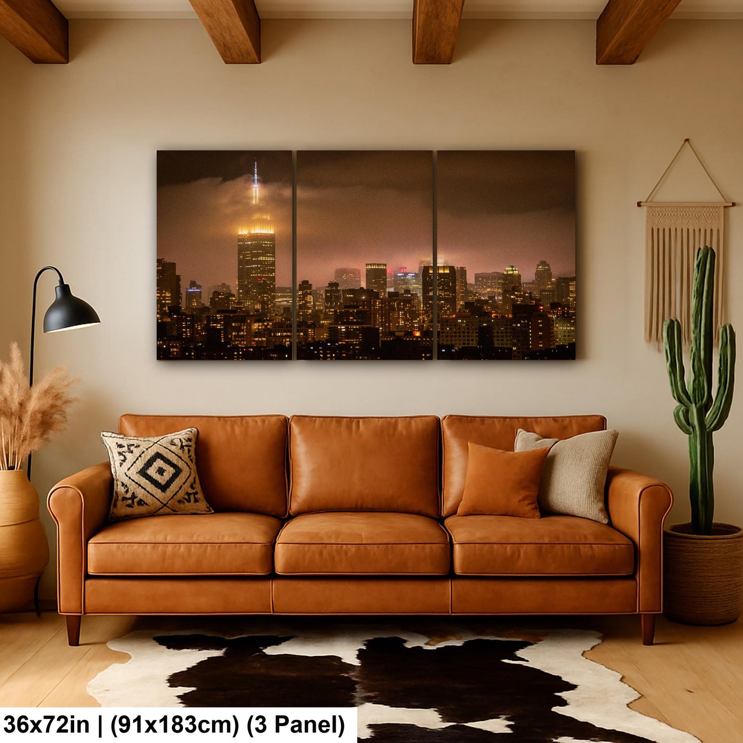 Midtown Manhattan Fog - Ethereal Cityscape Print | Glossy Photo & Canvas