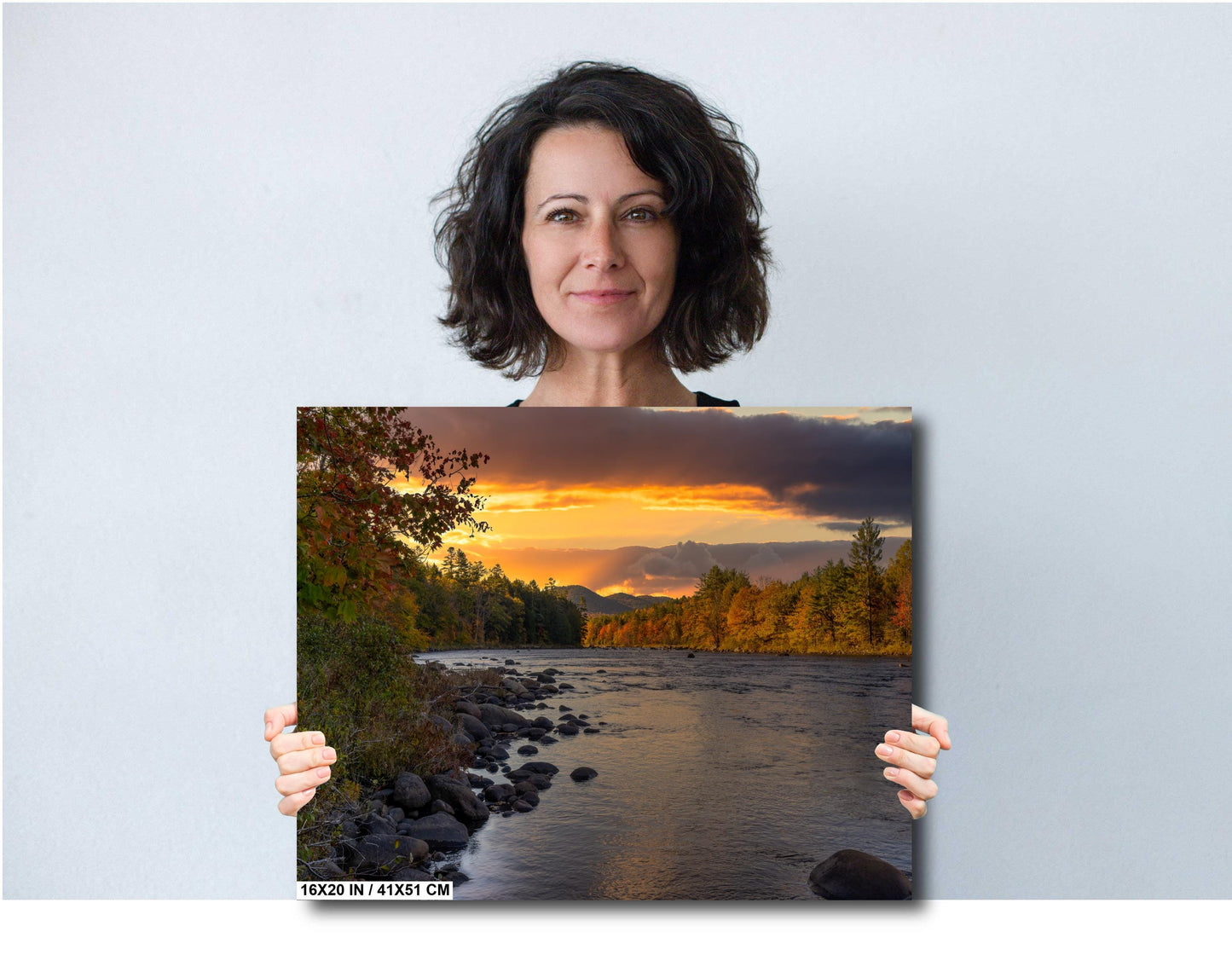 Hudson River Sunrise Art – Riparius Bridge Photo | Adirondack Landscape Wall Decor