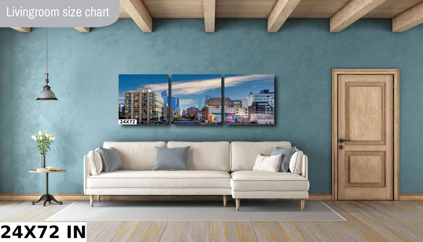 10th Ave Metal Print – High Line Photography Urban Landscape Wall Art