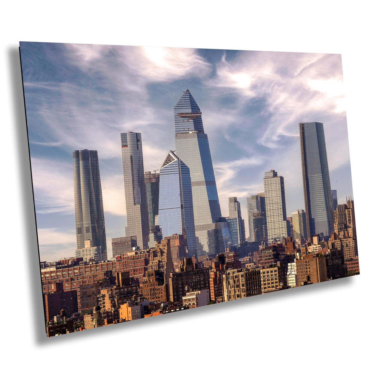 NYC Skyline Print - Midtown West View Urban Skyline Art Canvas Wall Decor
