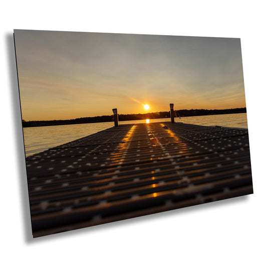 Orange Lake Sunset Canvas - Newburgh NY Wall Art | Hudson Valley Decor