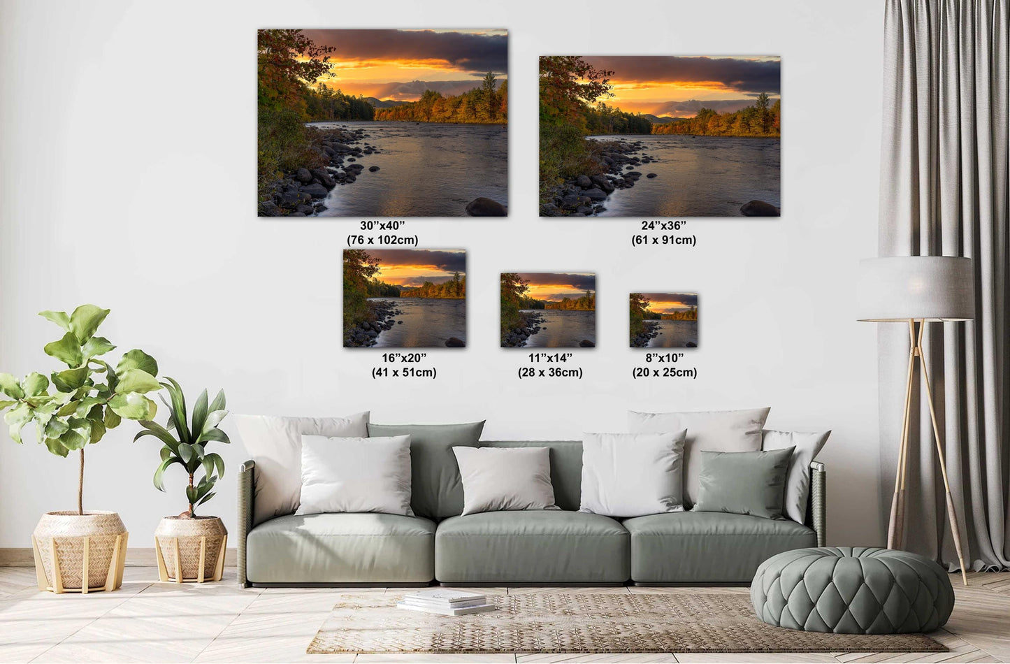 Hudson River Sunrise Art – Riparius Bridge Photo | Adirondack Landscape Wall Decor