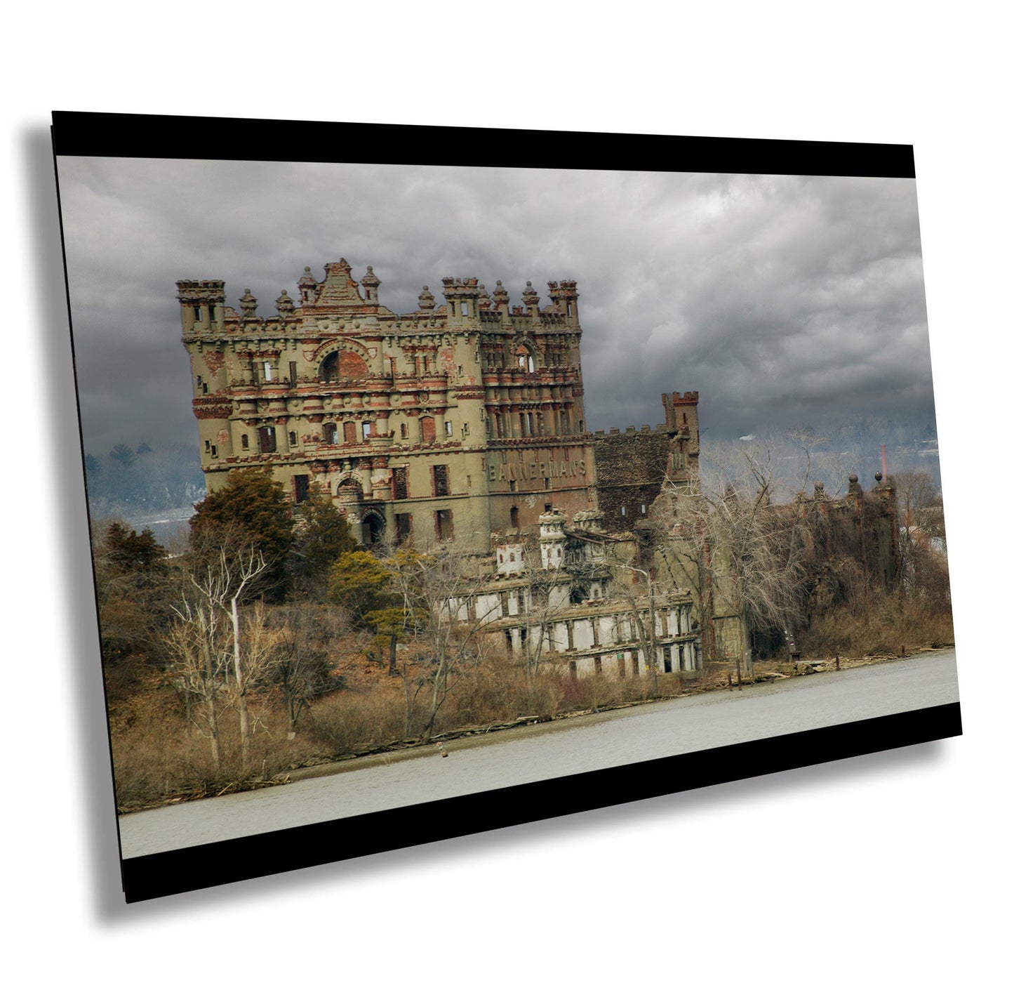 Bannerman Castle Canvas Print – Hudson River Valley Fall Landscape Art on Ready To Hang Canvas