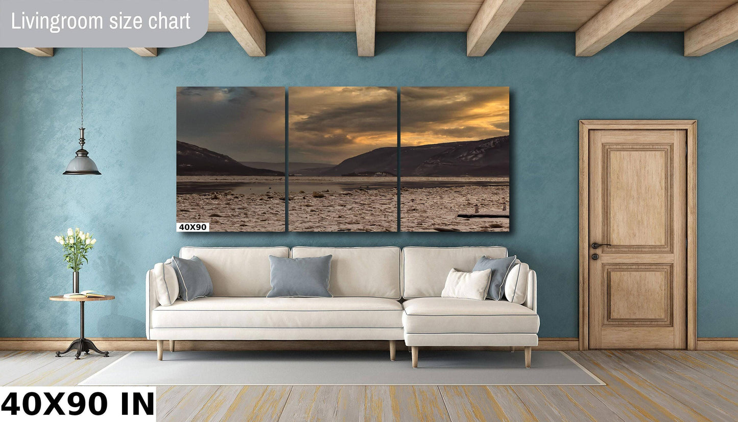 Hudson River Wall Art – Newburgh Sunset Print on Glossy Photo Paper