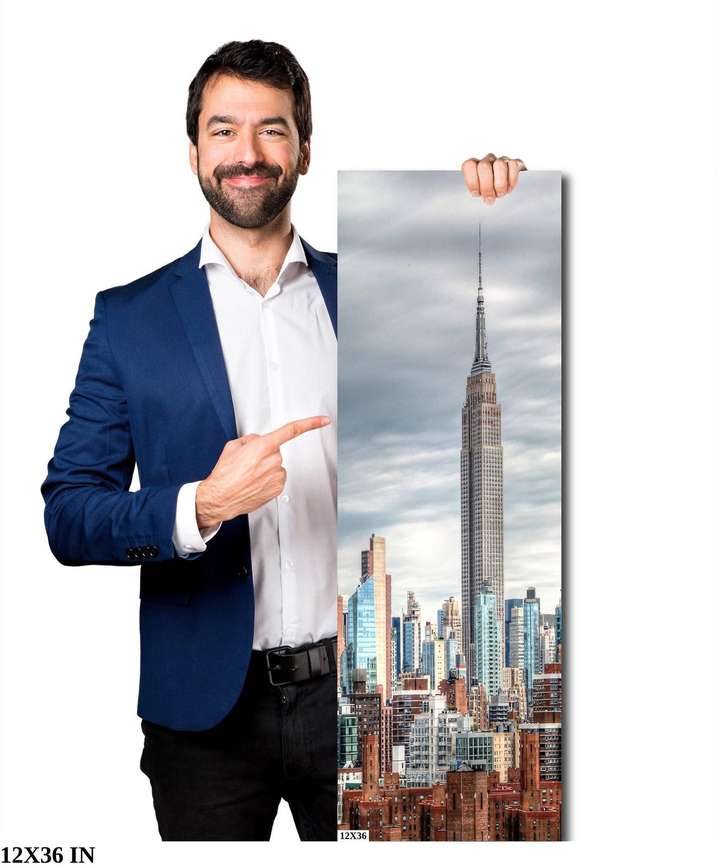 Midtown Manhattan Skyline Print - Urban Skyline Decor | Glossy Photo Paper