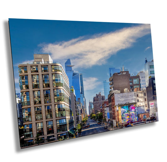 10th Ave Metal Print – High Line Photography Urban Landscape Wall Art