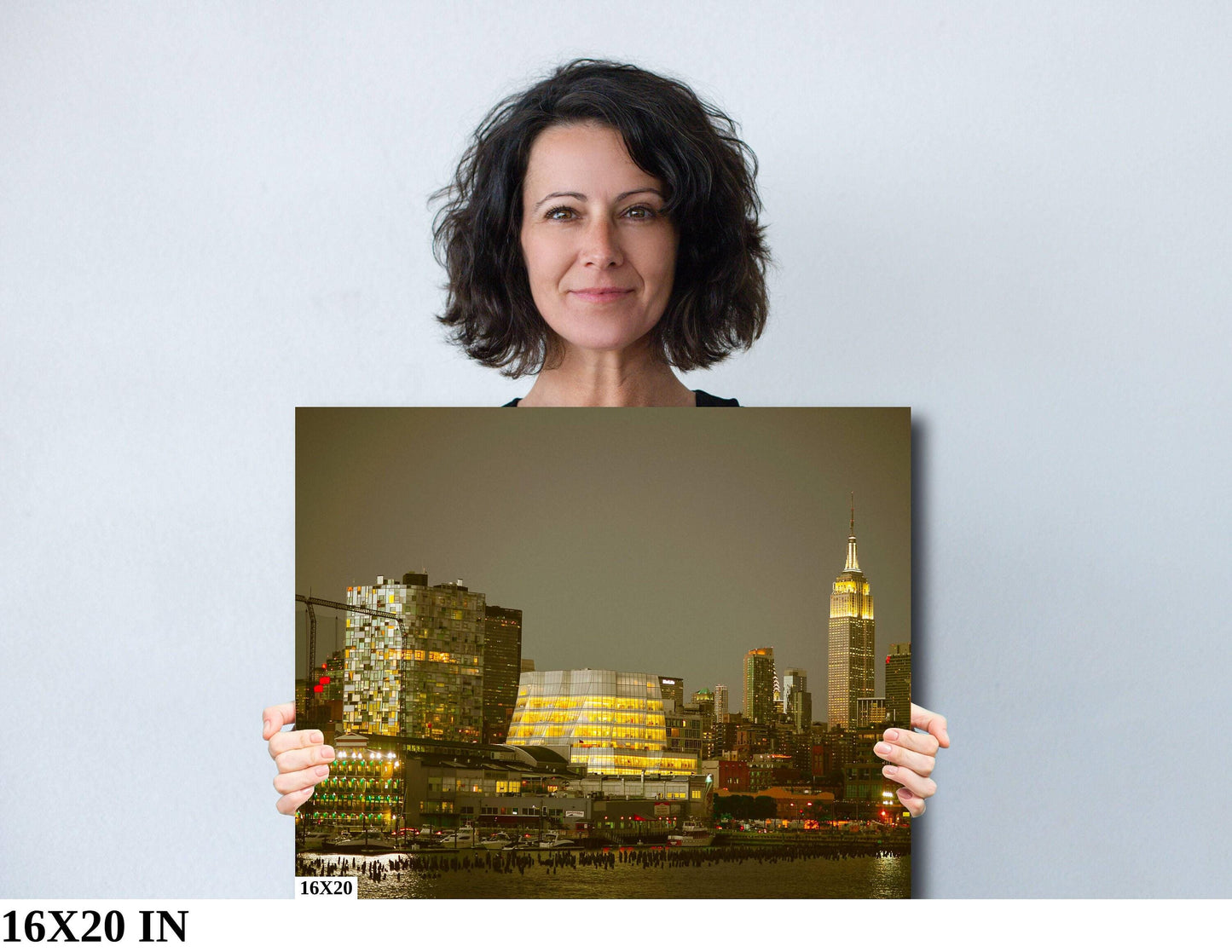 NYC Skyline Metal Print - Manhattan Cityscape Art | Empire State Building Wall Decor