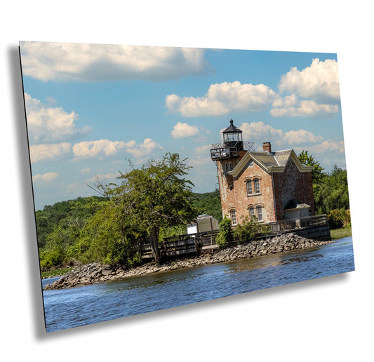 Saugerties Lighthouse Print – Hudson River Art | Waterfront Canvas & Nautical Decor