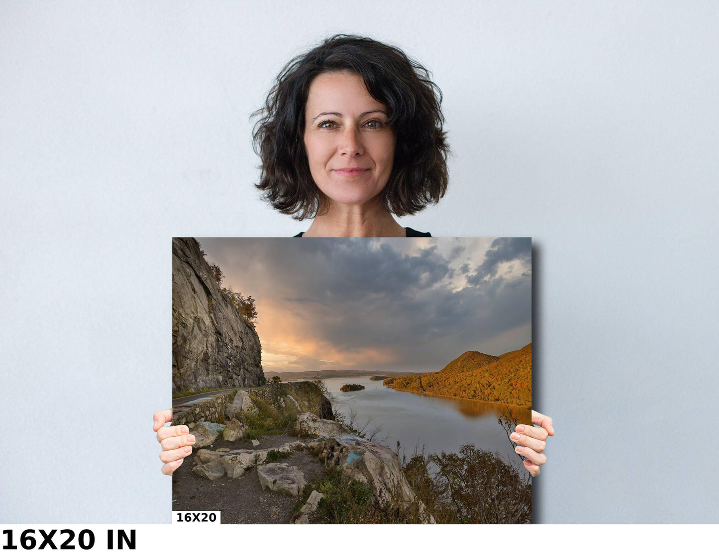 Hudson River Wall Art | Fall Colors Art on Ready to Hang Canvas – Hudson Valley Decor