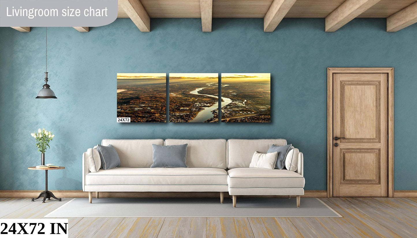 Hudson River Wall Art – Vivid Color Print Canvas | Elegant Metal Photo Print
