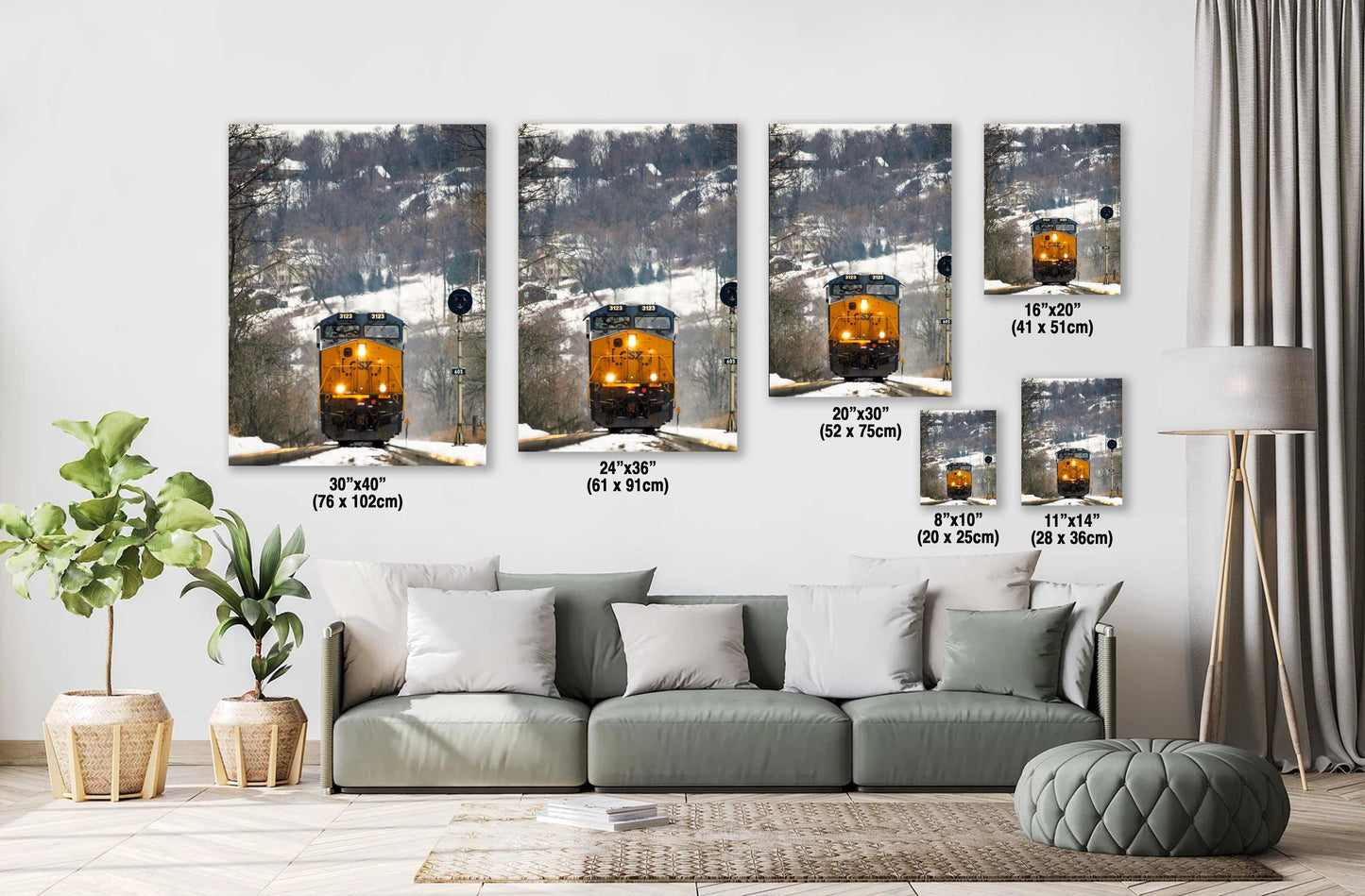 Railroad Tracks Canvas Print - Vibrant Train Wall Art | Ready To Hang