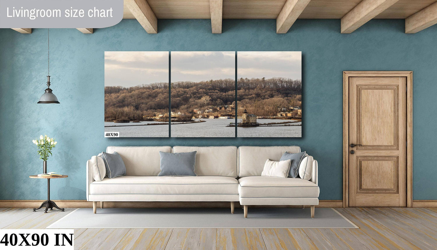 Rondout Creek Canvas Print – Hudson Valley Art | Ready to Hang Rustic Wall Decor