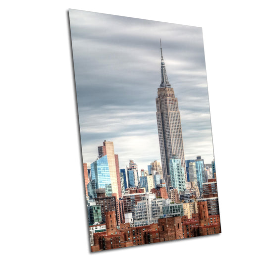 Midtown Manhattan Skyline Print - Urban Skyline Decor | Glossy Photo Paper