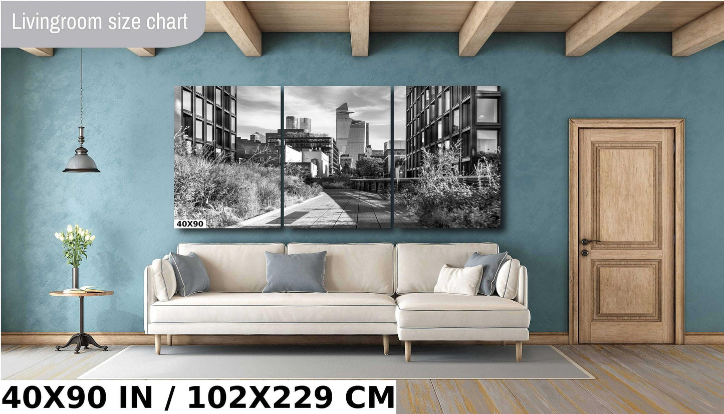 NYC High Line Print - The Edge Canvas | Modern Cityscape Art Wall Decor