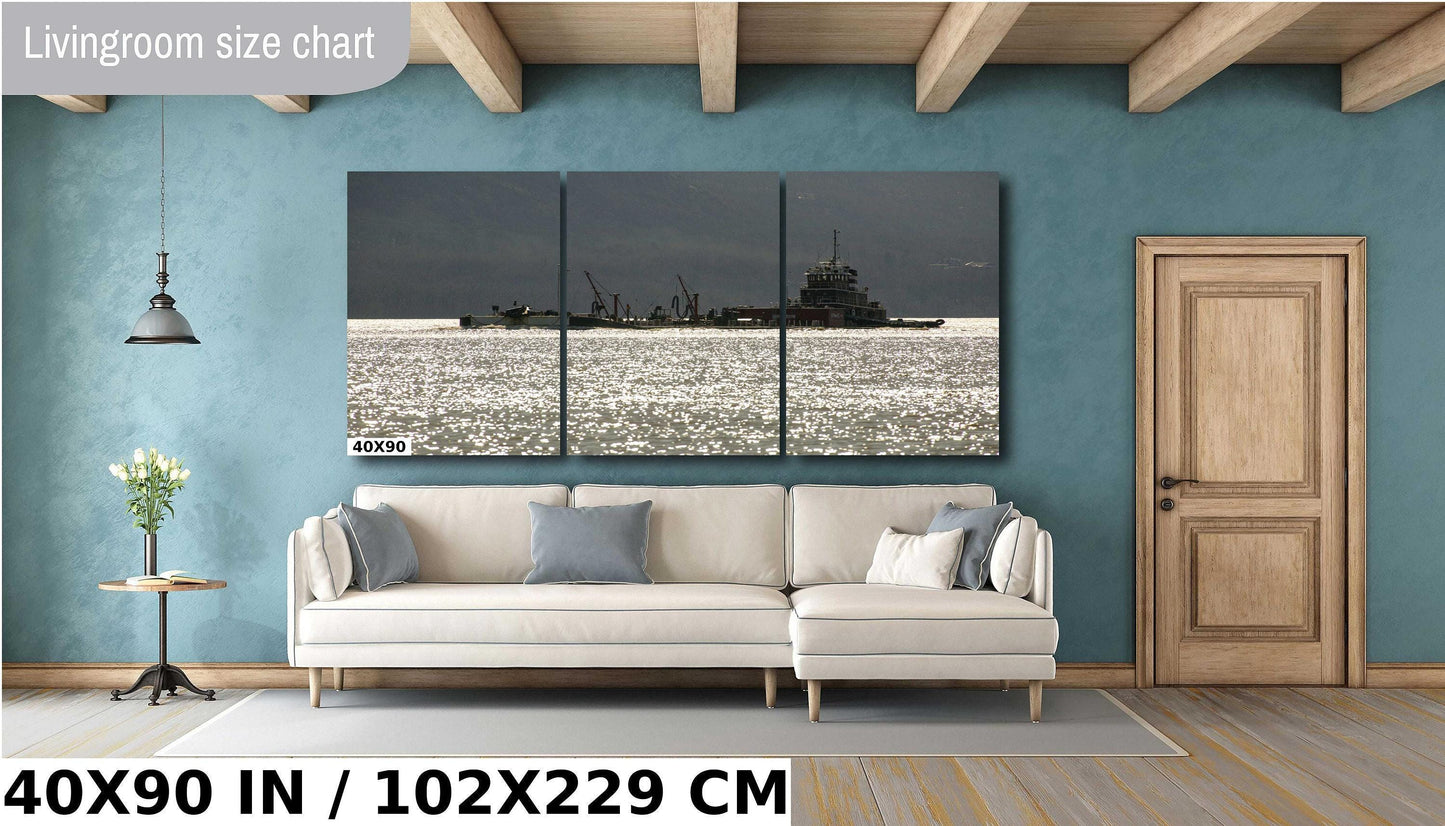 Hudson River Tugboat Print – Scenic River Decor | Canvas, Metal & Acrylic Wall Art