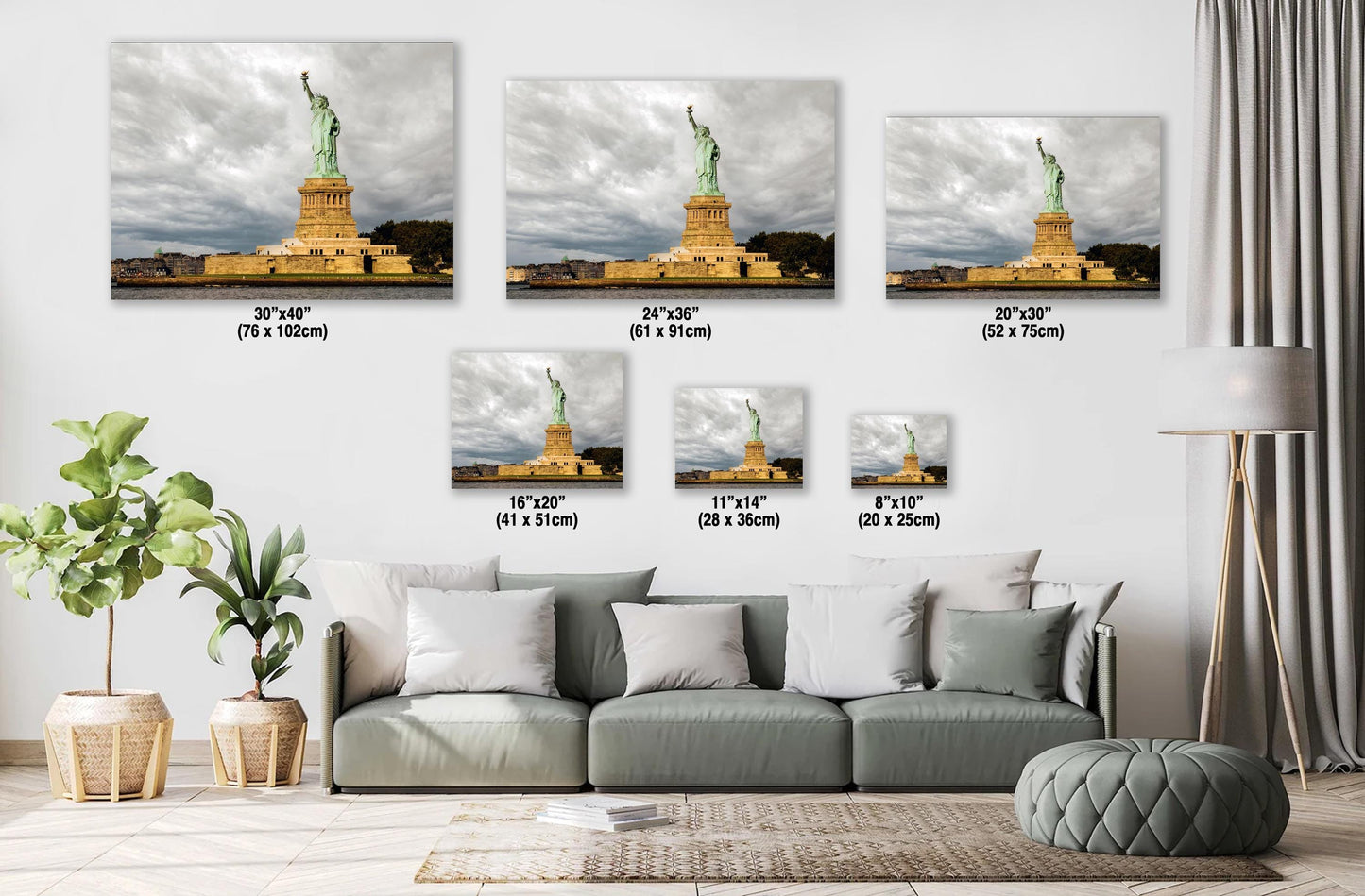 Statue of Liberty Print – Guiding Light Artwork | New York Wall Art Canvas