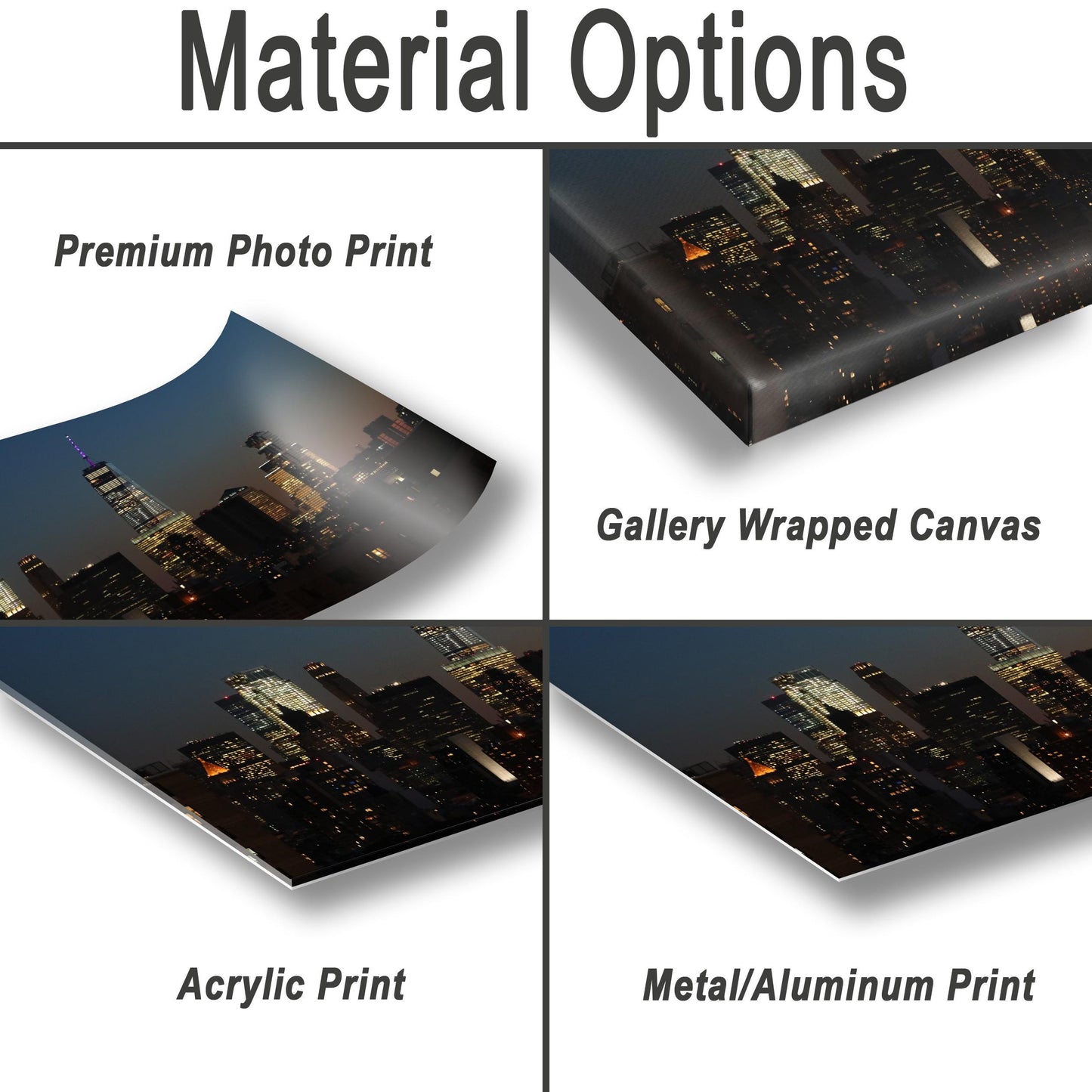 NYC Skyline Metal Print - Lower East Side Urban Wall Art Featuring Freedom Tower Photo