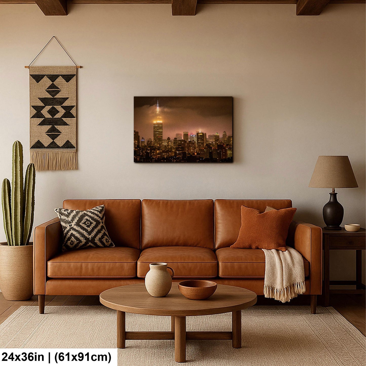 Midtown Manhattan Fog - Ethereal Cityscape Print | Glossy Photo & Canvas