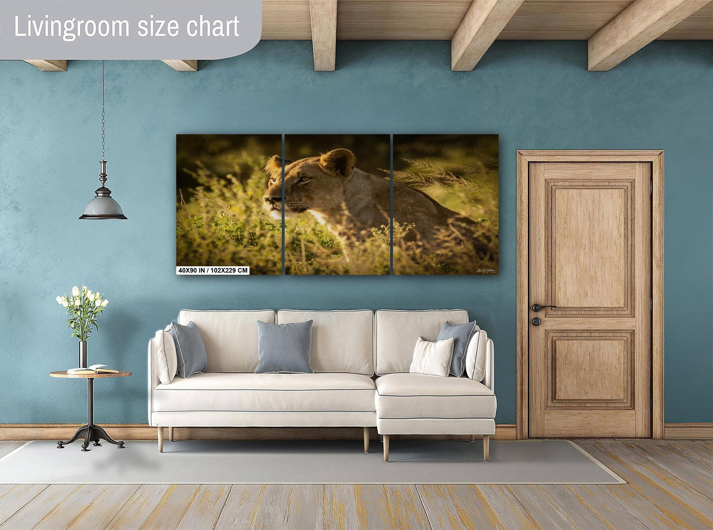 Lioness Art Print – Majestic Kenya Safari Photography | Wildlife Canvas Art