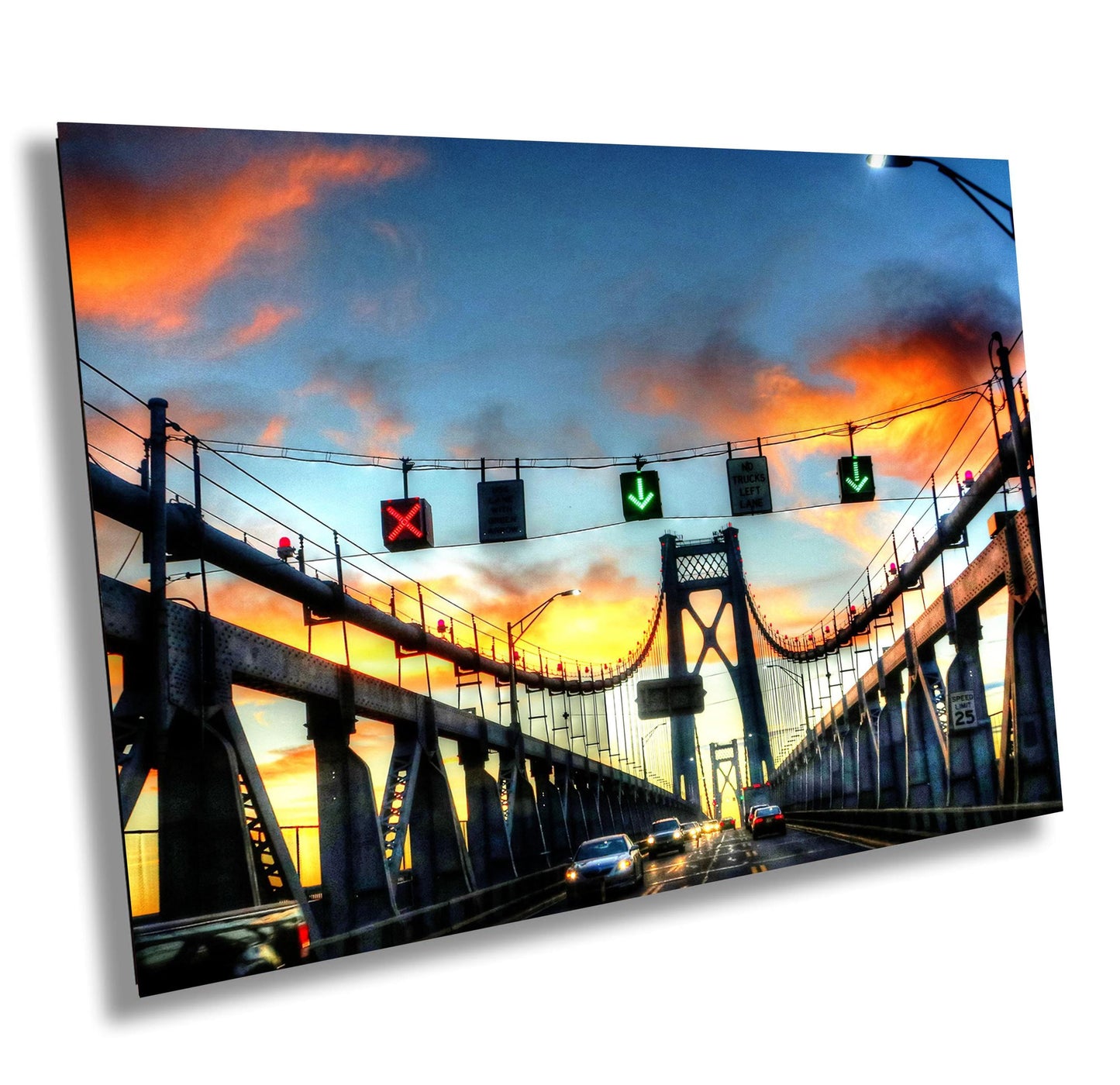 Poughkeepsie Bridge Sunrise - Hudson Valley Photo | Canvas Wall Decor & Metal Print Art