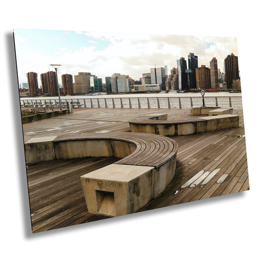 NYC Skyline Metal Print - Vibrant Color Photo Print | Durable Aluminum Wall Art