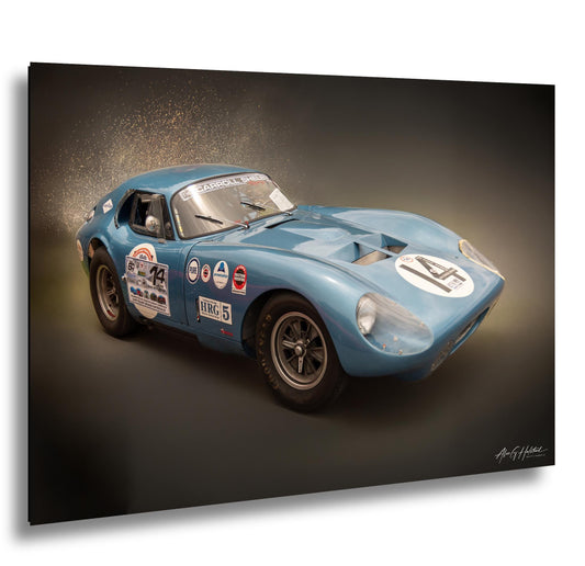 Shelby Daytona Coupe Print, Vintage Race Art, Ready-To-Hang Photo