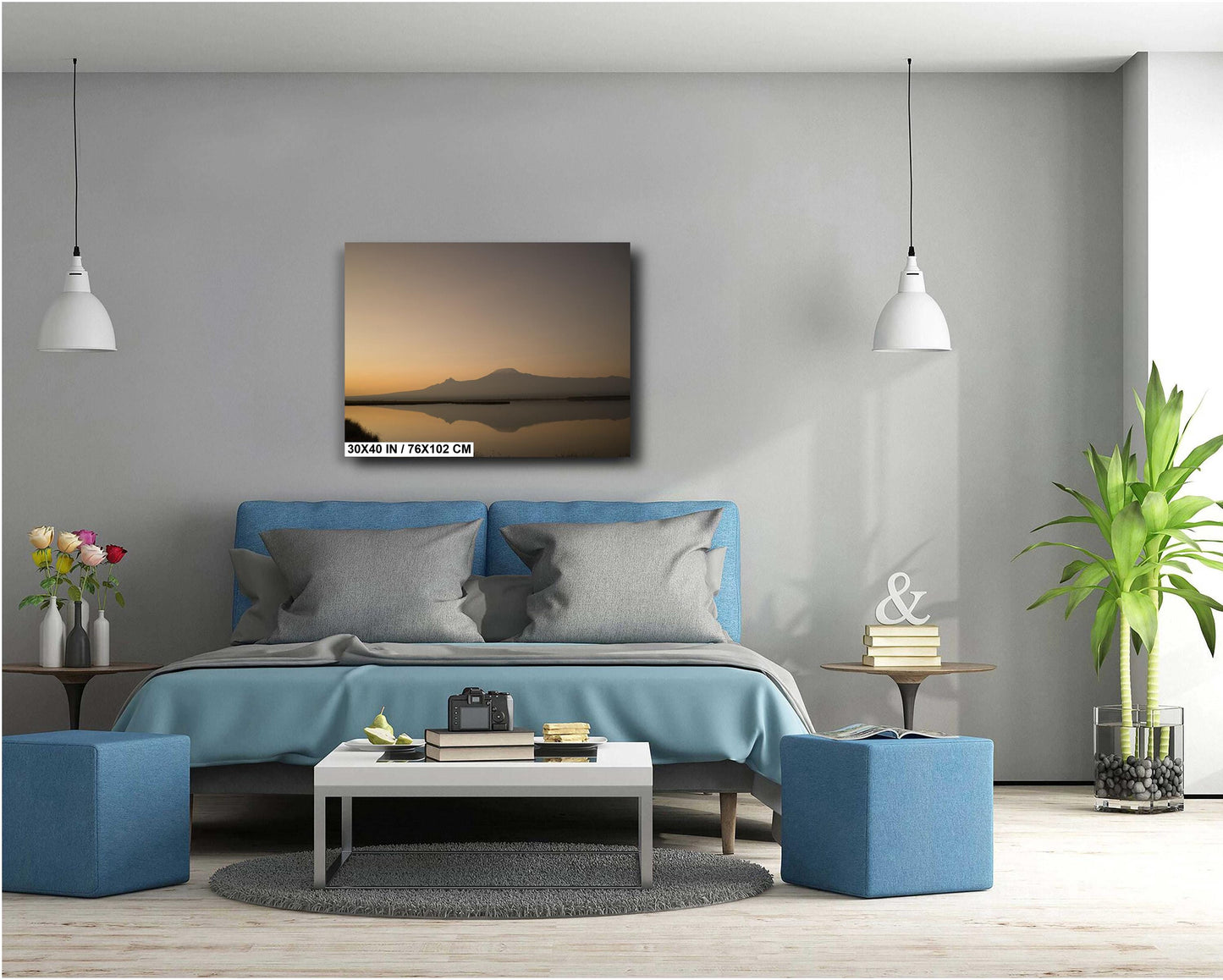 Kilimanjaro Sunrise Canvas - Africa Wall Art | Safari Decor Ready to Hang Print