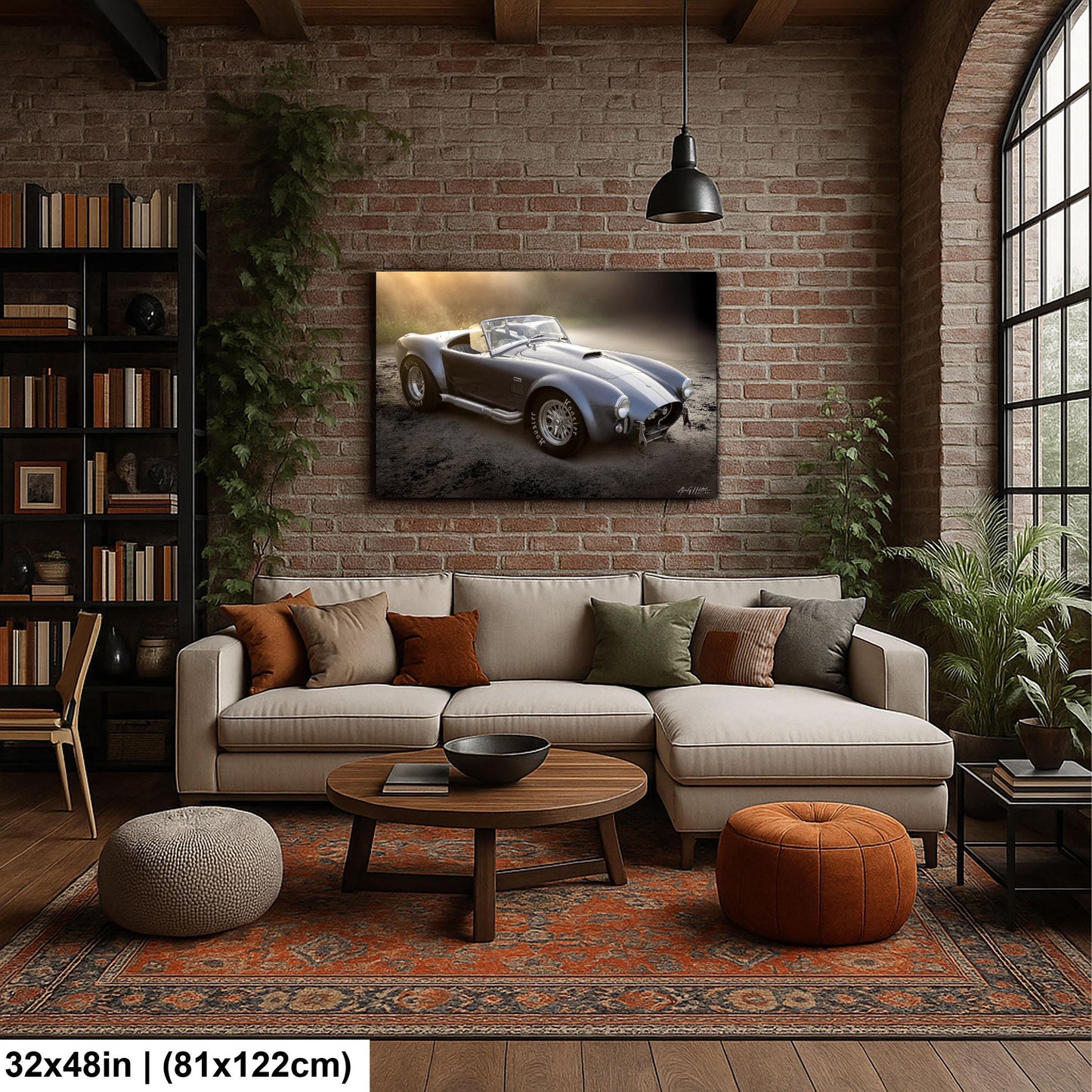 427 AC Cobra, Classic Muscle Car Print | V8 Racing Photography | Canvas, Metal, Photo Paper (8x10–16x20)