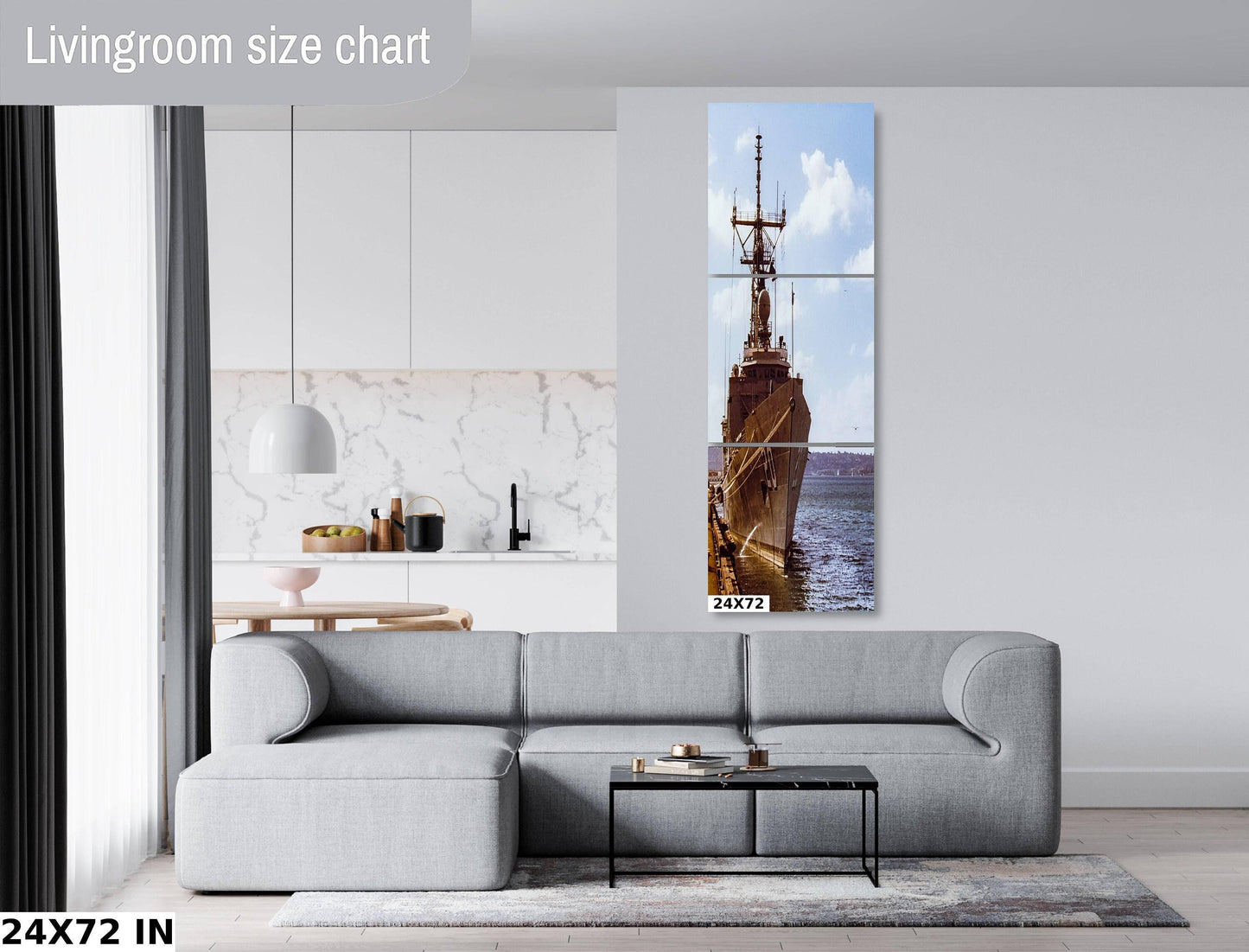 U.S.S. Antrim Navy Print – San Diego Ship Photo | Perry Class Frigate Wall Art