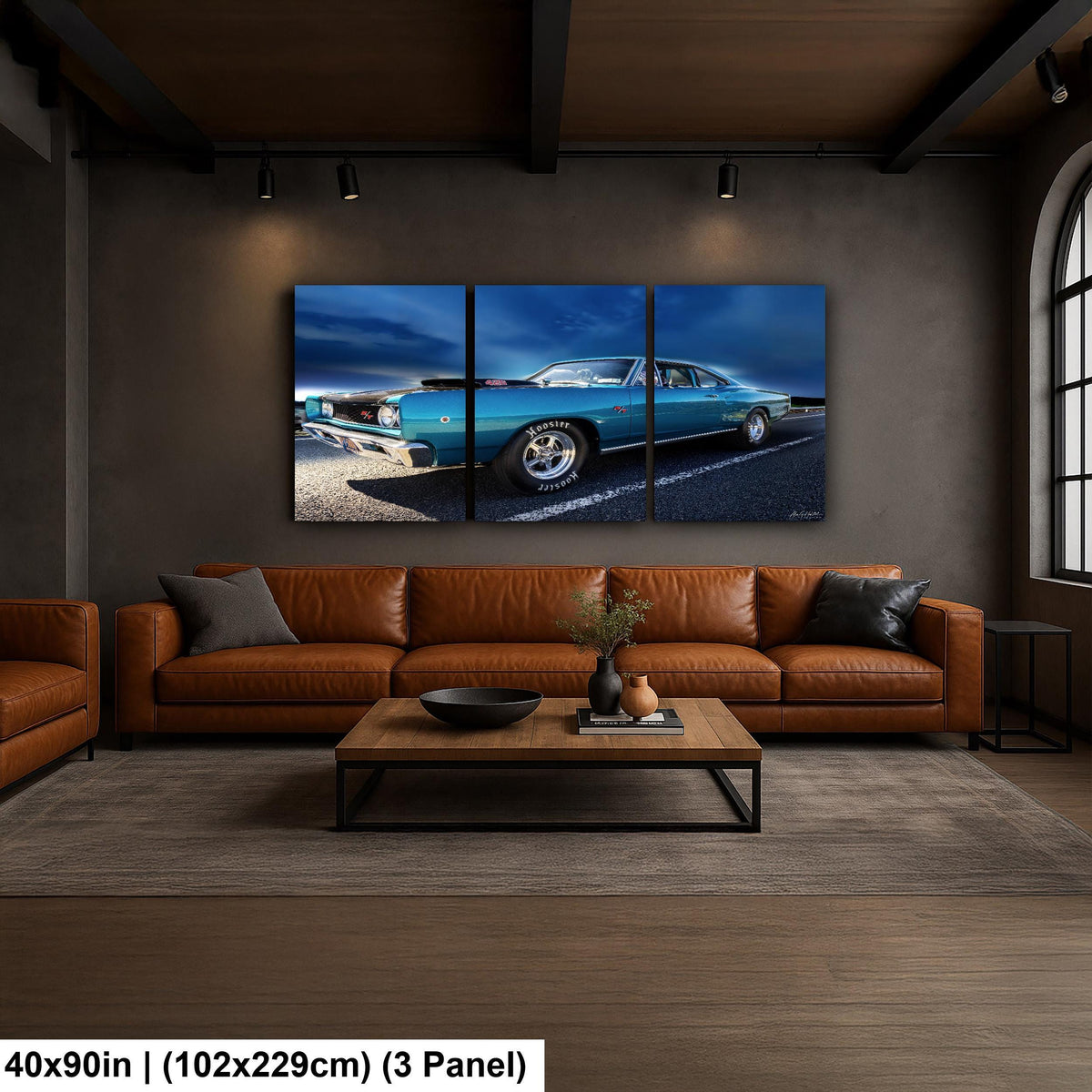 1968 Dodge Coronet, R/T 426 Hemi Muscle Car Photo, Mopar Wall Art | Canvas, Metal | 8x10–16x20