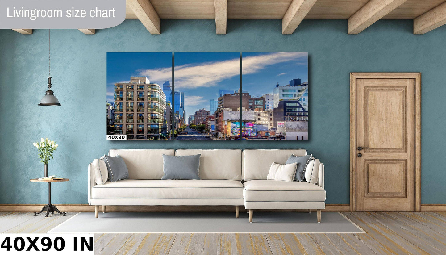 10th Ave Metal Print – High Line Photography Urban Landscape Wall Art
