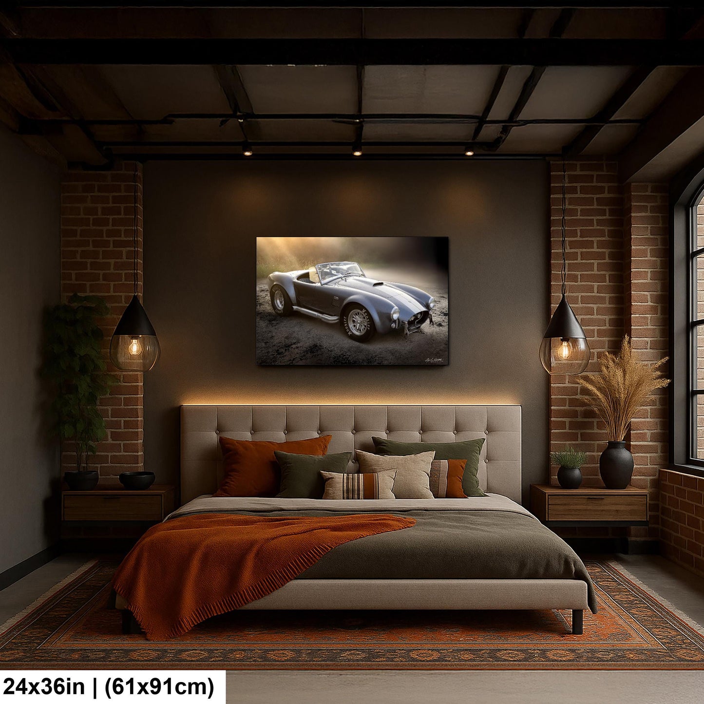 427 AC Cobra, Classic Muscle Car Print | V8 Racing Photography | Canvas, Metal, Photo Paper (8x10–16x20)