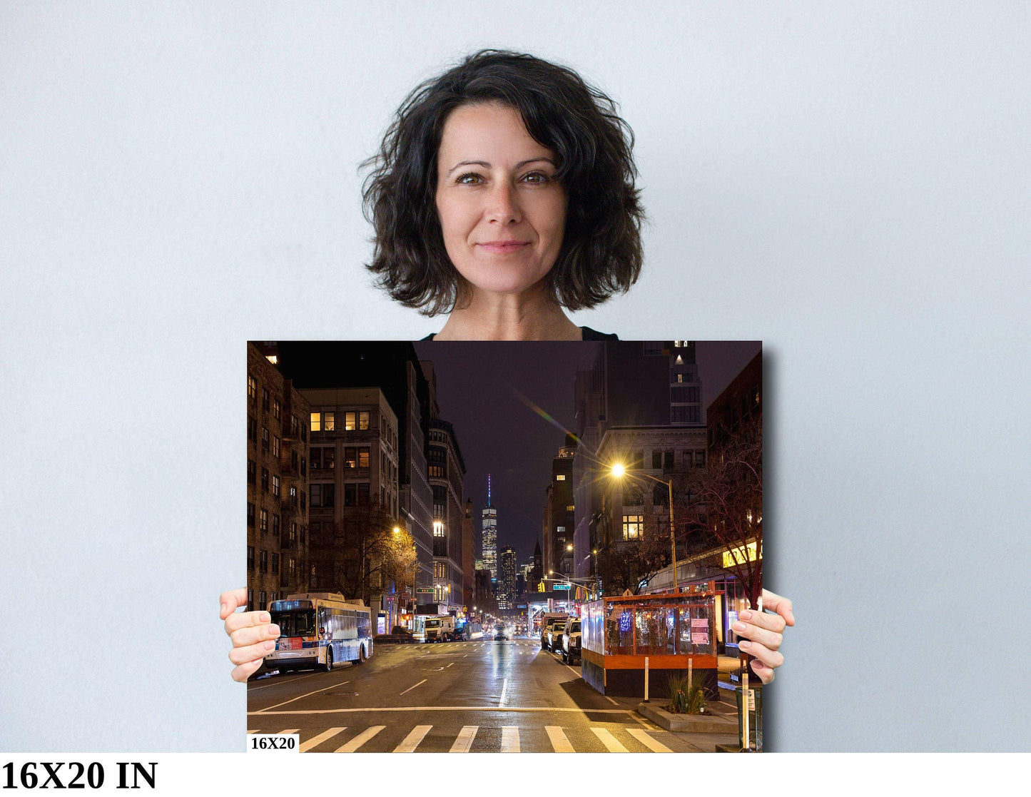 NYC Night Photography - Vivid Color Photo Print | Urban Night Photo Wall Art