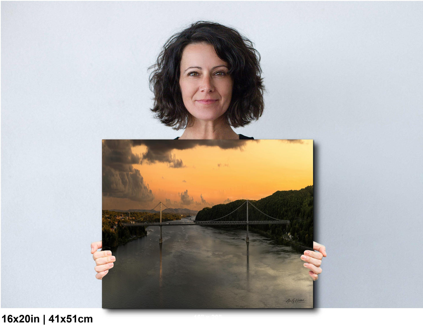 Mid-Hudson Bridge Sunset - Historic Bridge Art | Hudson Valley Decor Print
