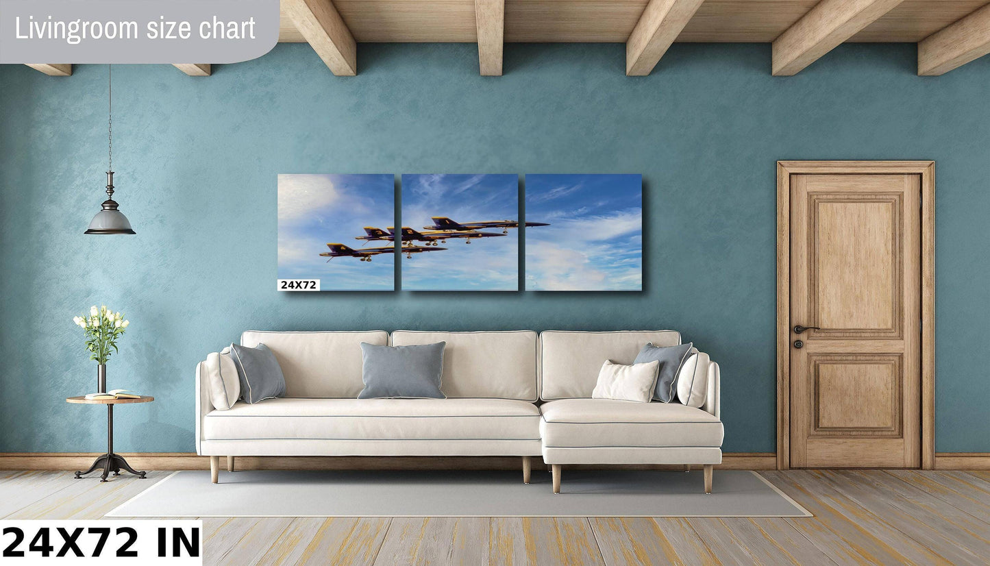 Blue Angels Landing Print – Hudson Valley Art | Premium Metal Canvas