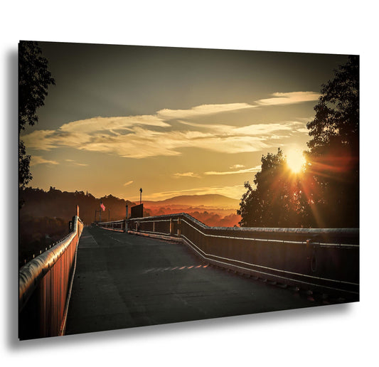 Walkway Over the Hudson - Historic Pedestrian Bridge With Golden Morning Light