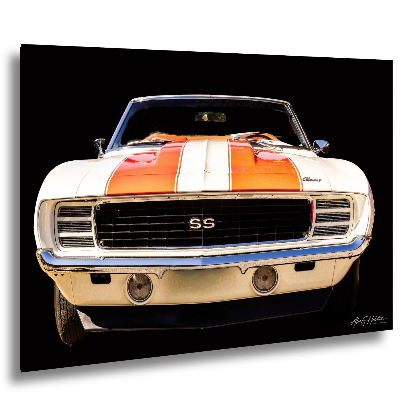 1969 Camaro SS Vintage Racing Poster, Photo Print | Canvas, Metal, Acrylic, 8x10–16x20 Wall Art